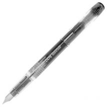 Stylo Plume - Plume Fine - 0,3mm - Noir - Rechargeable - Platinium - Preppy