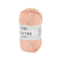 Fil À Tricoter 100% Coton Quattro - Lang Yarns 27 Rose - LangYarns