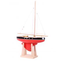 Voilier Le Tirot Rouge 30cm - Maison Tirot