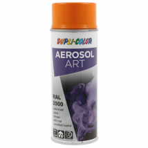 Bombe De Peinture - Jaune Orange - Ral 2000 - Satiné - Tous Supports - Aérosol Art - Dupli-color