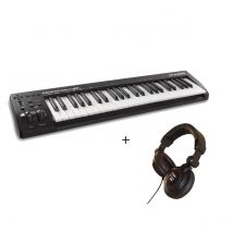 Pack M-audio Keystation 49 Iii - Clavier Maître Midi Usb 49 Notes + Casque