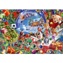 Puzzle 1000 Pièces - Christmas Globe - Bluebird Puzzle