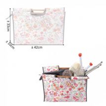 Sac À Tricot En Tissu Matelassé 42cm Mannequins Verts - Mediac