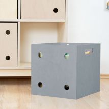Boîte De Rangement Dice Gris 4 - Benlemi