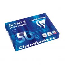 Lot De 5 Ramettes De 500 Feuilles Smart 60g A4 Certifié Fsc Blanc Clairefontaine - Clairefontaine