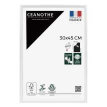 Cadre Photo Essentiel Exposition Blanc 30x45 Cm - Ceanothe