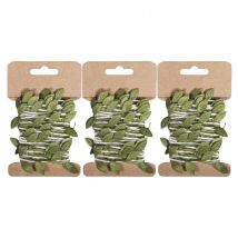 3 Guirlandes De Feuilles Vertes En Papier 2 M - Rayher