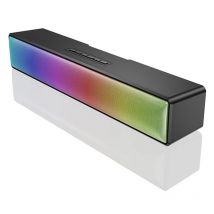 Barre De Son Bluetooth Rgb Lumineuse Avec Effet Hifi Pour Home Theater 10w Yonis - Yonis