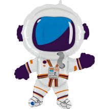 Ballon Géant Happy Astronaute - 91 Cm - Grabo