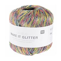 Pelote À Tricoter Creative Make It Glitter - Rico Design 2 Multicolore