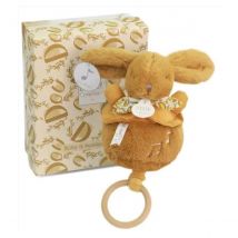 Lapin Doudou - Boite A Musique Ocre - Doudou et Compagnie