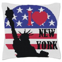 Kit Coussin Demi-point I Love New York - LUC