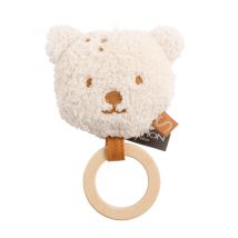 Hochet Ours Avec Anneau En Bois - Sauthon