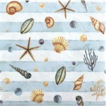 20 Serviettes Coquillage - Annikids