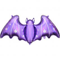 Ballon Géant Chauve-souris (96,5 Cm) - Violet - PartyDeco
