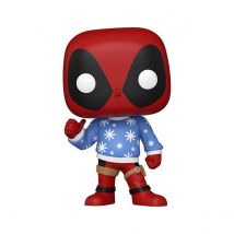 Marvel Holiday - Figurine Pop! Deadpool 9 Cm - Funko