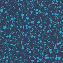 Papertree Papier 50*70 Cm 100 G Liberty Navy - Lot De 10 Feuilles - Papertree