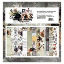 8 Papiers Scrapbooking 30 X 30 Cm 13@rts End Of Summer - 13ART RECORDS