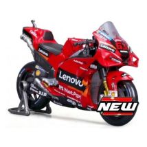 Voiture Miniature De Collection - Maisto - Ducati Desmosedici - 1/18 - Rouge/noir - Champion Motogp 2022 - Maisto
