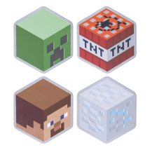 Minecraft - Pack 4 Sous-verres Minecraft - Paladone Products