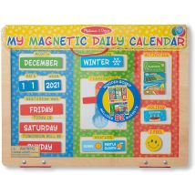 Mon Calendrier Journalier Magnétique En Anglais - Melissa & Doug