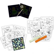 Cahier D'Activités De Coloriage Phosphorescent 3 En 1 - Ses Creative