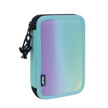 Plumier À 2 Compartiments Avec Contenu Sunset, Turquoise - Milan