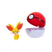 Pokémon - Poké Balls Clip'n'go Feunnec & Poké Ball - Jazwares