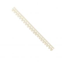 Ruban Dentelle En Coton Écru Mini Pompons 0,8 Cm X 2 M - Megacrea DIY