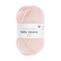 Fil Exceptionnel À Tricoter Essentials Baby Alpaca & Merino - Rico Design 03 Poudre