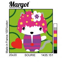 Kit Canevas Soudan Enfant Souris - Margot