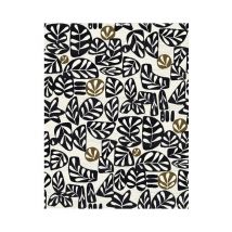 Tissu D'Ameublement Feuilles Galet Vendu Au Mètre - Distrifil