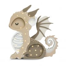 Lampe Veilleuse Dragon Brun - Little Lights
