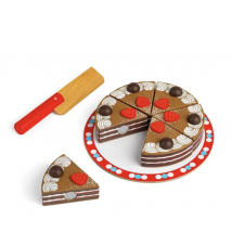Gateau Au Chocolat En Bois - Bigjigs Toys
