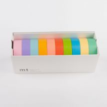 Masking Tape - Set Light Color 2 (pack De 10 Rouleaux) - 7 M X 15mm - MT Masking Tape