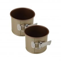 Ensemble De 2 Petits Moules À Panettone 12 X 10 Cm Zenker Mojave Gold