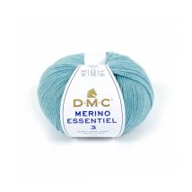 Pelote De Laine Merino Essentiel 3 - Dmc - Certifié Oeko-tex 964 Bleu - Dmc