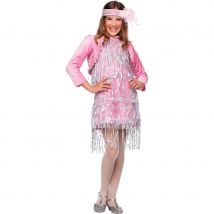 Déguisement Miss Charleston Rose Luxe Taille 7-8 Ans - Annikids