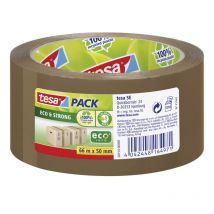 Ruban Adhésif Emballage Écologique 100% Recyclé Tesa Havane 66m X 50mm