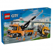 Lego City - Le Remorqueur Avec Grue Pour Poids Lourd 60467 - Lego