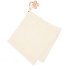 Doudou Lange Attache Tétine En Gaze De Coton, Jeanne - Sevira Kids
