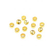 300 Perles À Écraser Rondes Métal Doré Diamètre 2 Mm - Création Bijoux Perles - La boutique de Karine