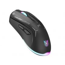 Souris Rgb Sans Fil Filaire 4800dpi Haute Précision Avec Commutateur 3 Vitesses Noir Yonis - Yonis