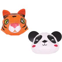 Trophée Panda Et Tigre En Papier 3d À Construire Et Leurs Décors - Annikids