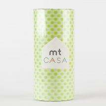 Mt Casa - Points Verts (dot Moegi) - Largeur 100mm - 10 M X 100mm - Mt Casa