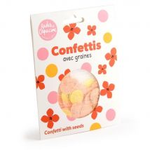 50 Confettis Avec Graines De Fleurs - Radis et Capucine