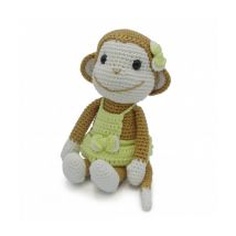 Kit Crochet Nikki Le Singe - Amigurumi Hardicraft Jaune
