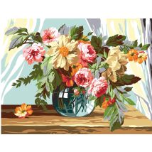 Canevas Antique Bouquet 45x60cm - SEG