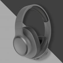 Casque Audio Bluetooth Sans Fil Réduction De Bruit 49h Autonomie Couleur Abricot Gris Yonis - Yonis
