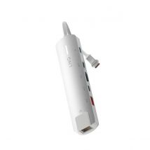 Linq Hub Multiport Pro 6-en-1 Hdmi 4k Usb-c Power Delivery 140w 10gbps Gris